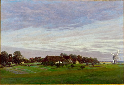Paysage, 1822, Caspar David Friedrich