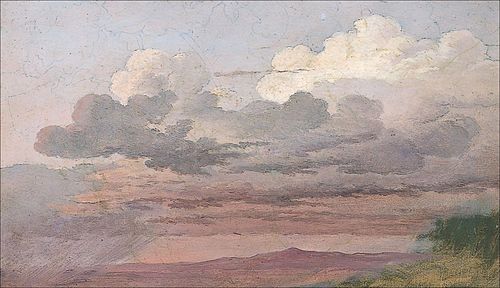 Cloud study, 1798, Caspar David Friedrich