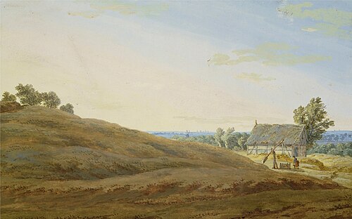 Hut with a well on Rügen, 1802, Caspar David Friedrich