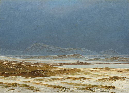 Paysage nordique, printemps, 1825, Caspar David Friedrich