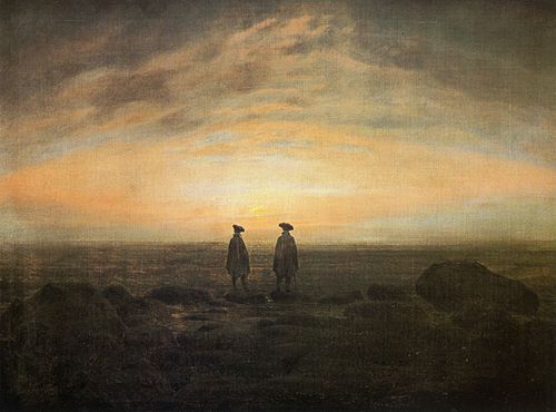 Two Men by the Sea, 1817, Caspar David Friedrich
