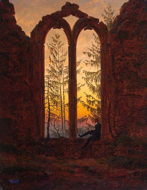 Ruins of the Oybin, 1835, Caspar David Friedrich