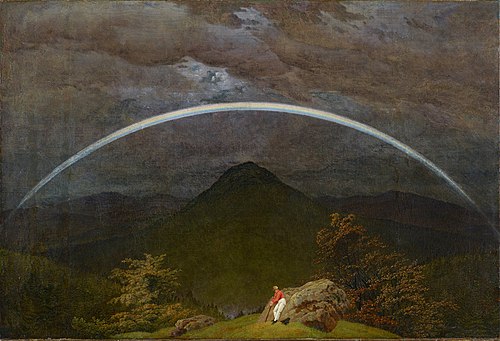 Paysage de montagne avec arc-en-ciel, 1809, Caspar David Friedrich