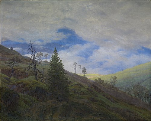 Sunburst in the Riesengebirge, 1835, Caspar David Friedrich