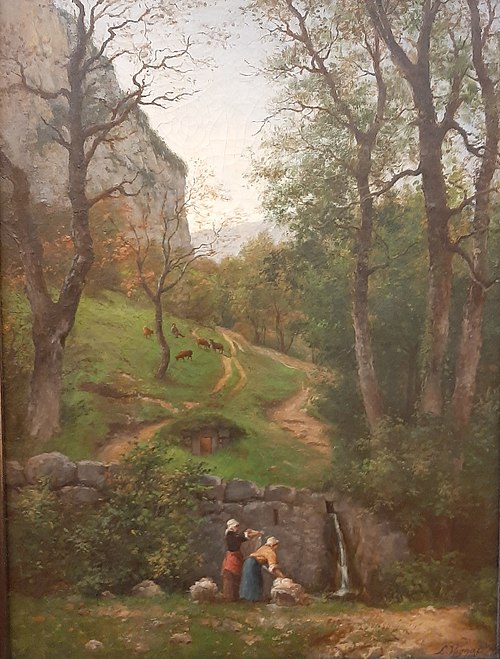 Chemin des cimes à Sassenage, 1873, Louis Vagnat