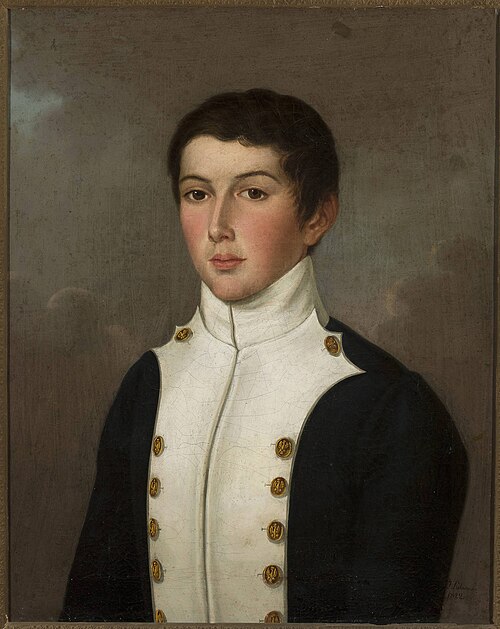 Portrait of the son of Henryk Doboli, 1822, Józafat Ignacy Łukaszewicz