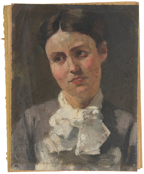 Tête de femme, 1880, Peter Bücken
