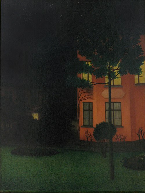 La maison aveugle, 1892, William Degouve de Nuncques