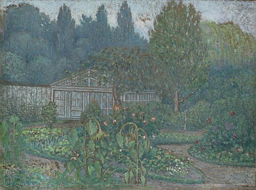 The greenhouse, , William Degouve de Nuncques