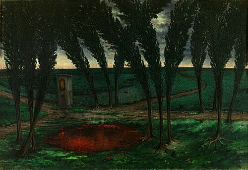 La mare de sang, 1894, William Degouve de Nuncques