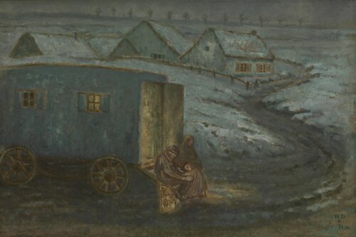 The Caravan, 1910, William Degouve de Nuncques