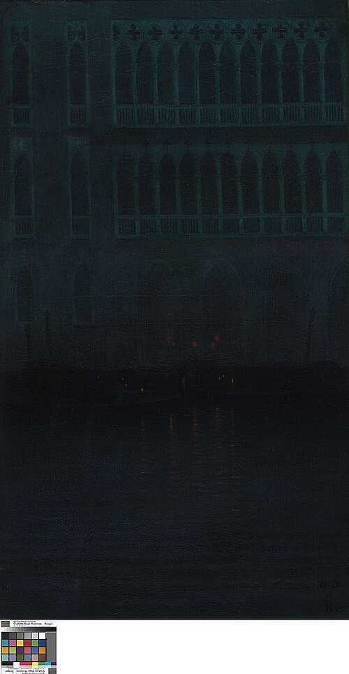 Nacht in Venetië, 1895, William Degouve de Nuncques