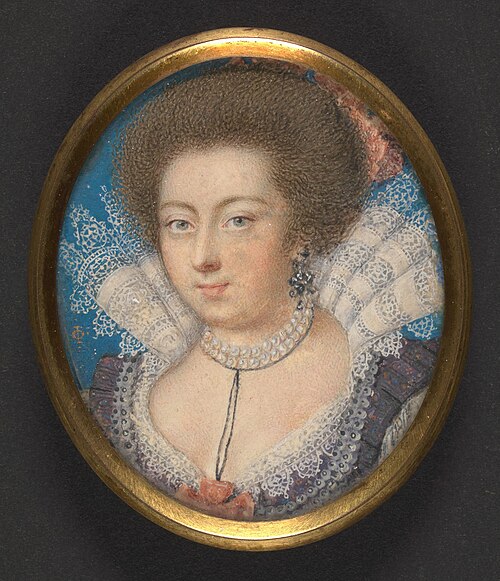 Elizabeth, Queen of Bohemia, 1596, Isaac Oliver