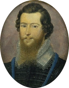 Porträt der Robert Devereux, 2nd Earl of Essex (1566-1601), 1590, Isaac Oliver