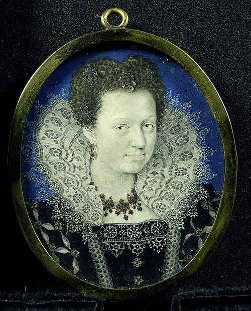 Portrait d'une femme, 1596, Isaac Oliver