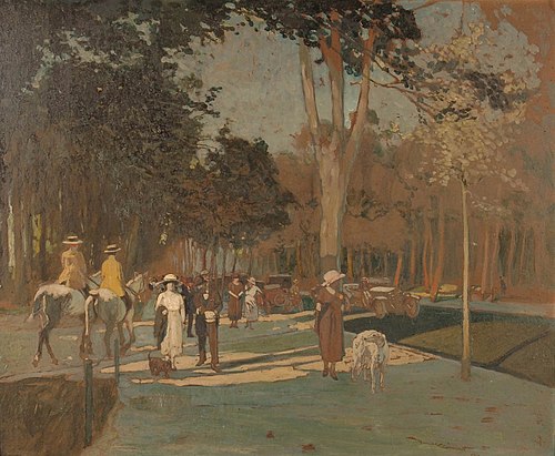 Fin de journée aux Acacias, 1920, Amédée-Julien Marcel-Clément