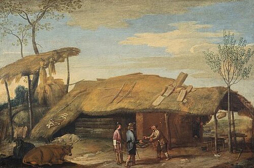 Landscape with Philemon and Baucis, 1620, Sinibaldo Scorza