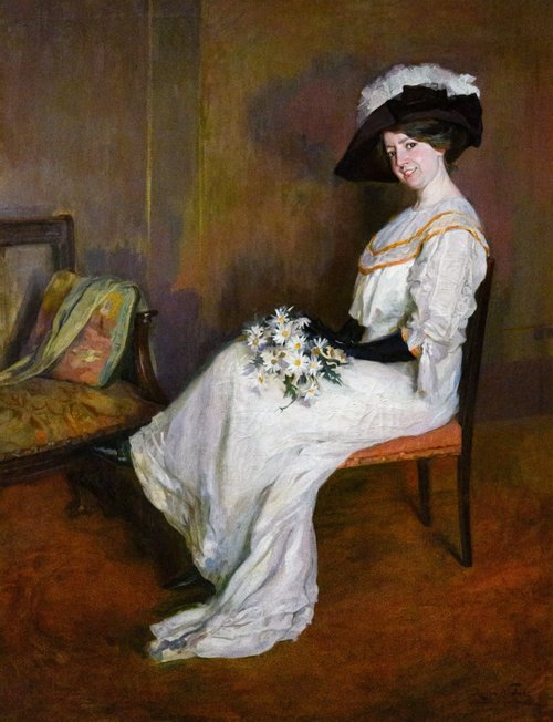 Portrait de Marta Vidal Puig, 1900, Lluïsa Vidal