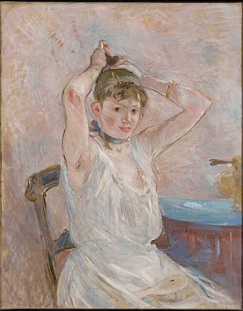 Le bain, 1885, Berthe Morisot