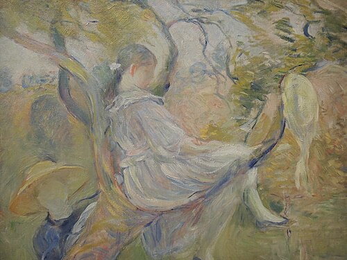 Dans le pommier, 1890, Berthe Morisot