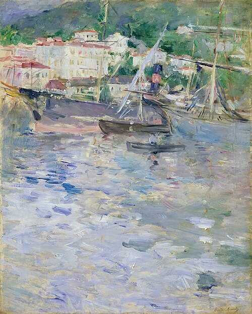 Le port de Nice, 1882, Berthe Morisot