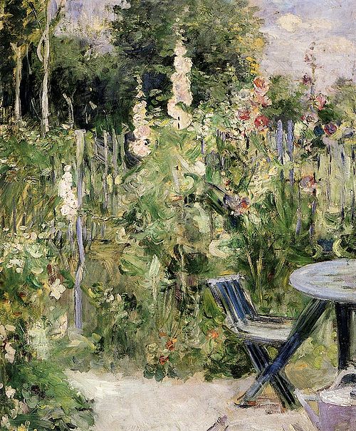 Roses trémières, 1884, Berthe Morisot