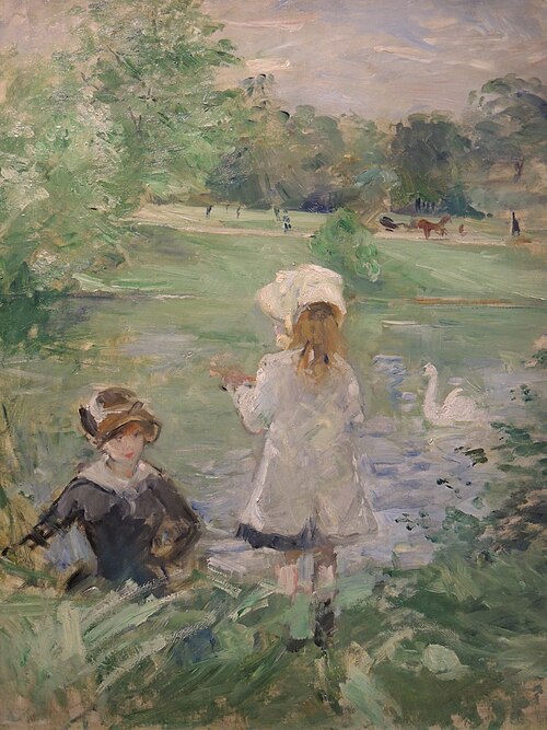 Au bord du lac, 1883, Berthe Morisot