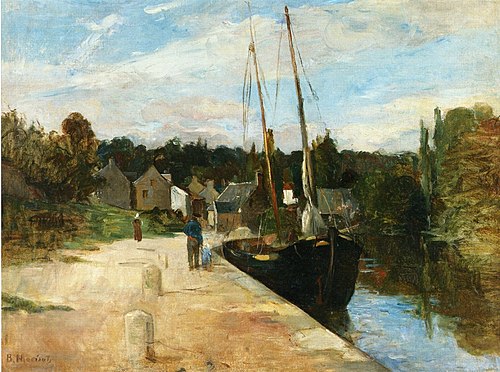 Rivière de Pont-Aven à Rosbras, 1867, Berthe Morisot