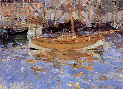 the-port-of-nice, 1882, Berthe Morisot