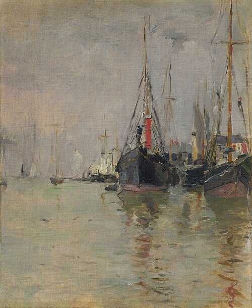 The Thames, 1875, Berthe Morisot