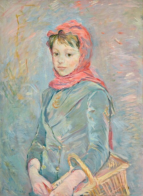Fillette portant un panier, 1888, Berthe Morisot