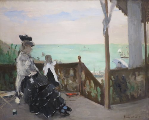 Dans une villa au bord de la mer, 1874, Berthe Morisot
