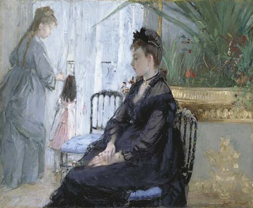Intérieur, 1872, Berthe Morisot