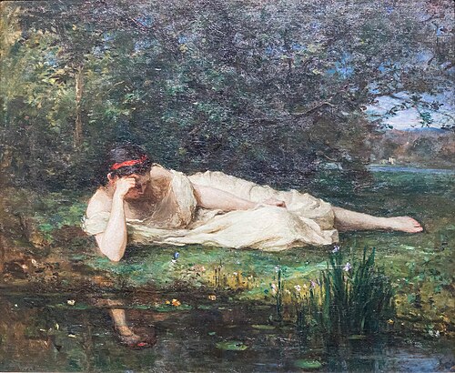 Study at the Water's Edge, 1864, Berthe Morisot