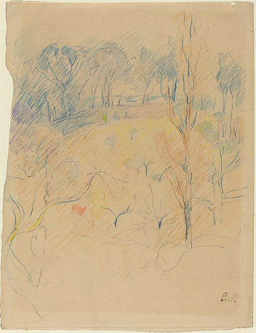 Spring landscape, 1890, Berthe Morisot