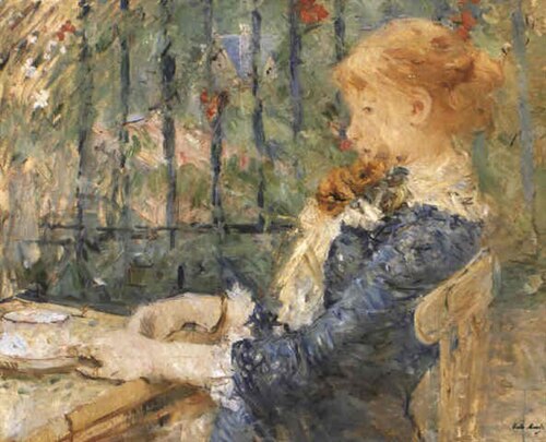Le thé, 1882, Berthe Morisot