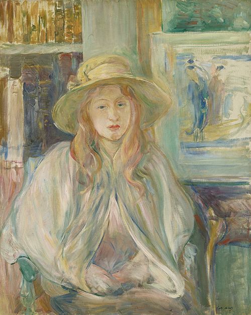 Fillette au chapeau de paille, 1892, Berthe Morisot