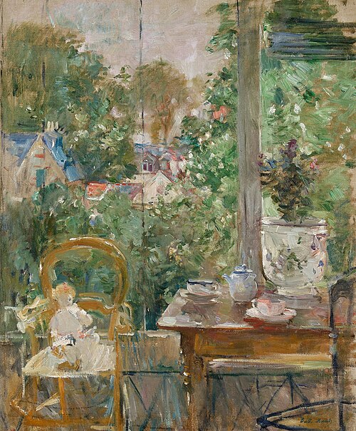 Poupée dans la véranda, 1884, Berthe Morisot
