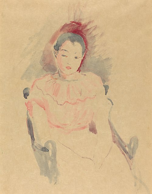 Girl Seated, 1894, Berthe Morisot