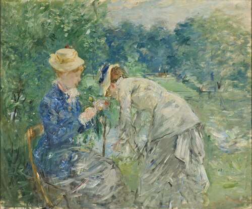 In the Bois de Boulogne, 1880, Berthe Morisot