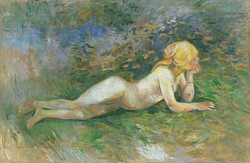 Bergère nue couchée, 1891, Berthe Morisot