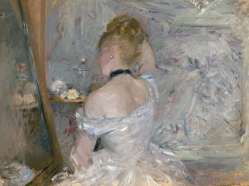 Woman at Her Toilette, 1877, Berthe Morisot