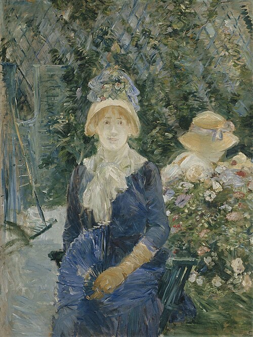 Woman in a Garden, 1882, Berthe Morisot