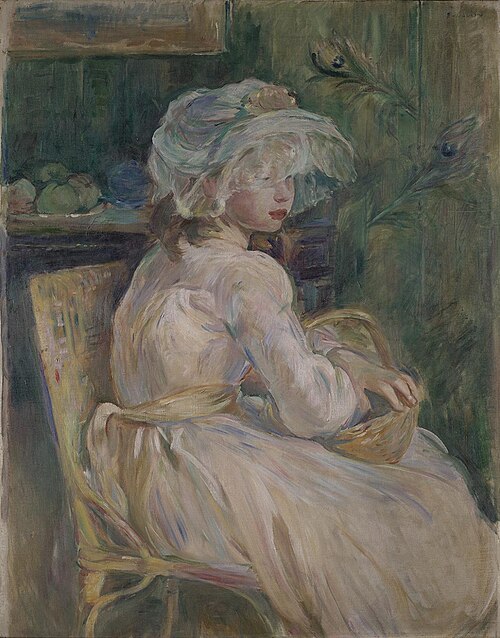 Young Girl with Basket, 1892, Berthe Morisot