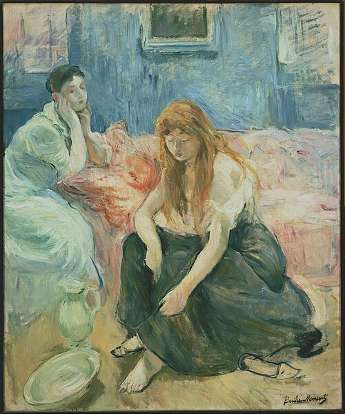 Two Girls, 1894, Berthe Morisot