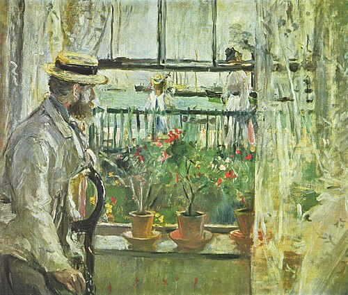 Eugène Manet à l'île de Wight, 1875, Berthe Morisot