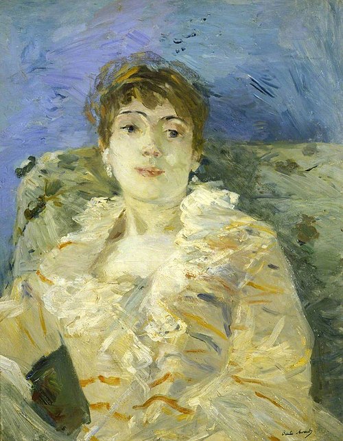 Girl on a Divan, 1885, Berthe Morisot
