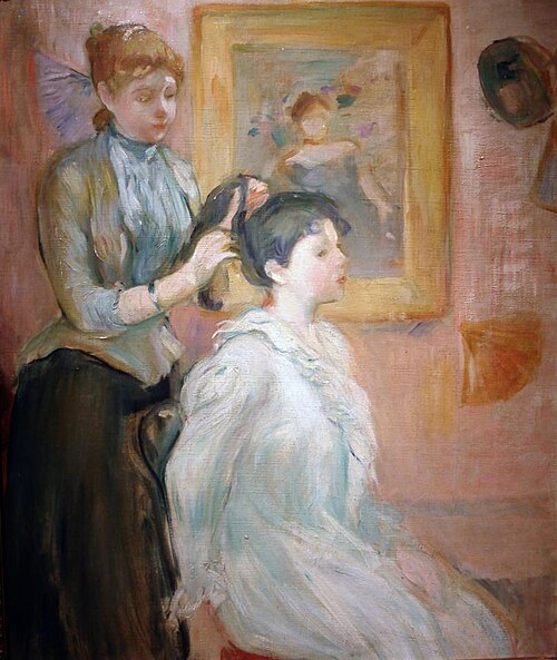The Coiffure, 1894, Berthe Morisot