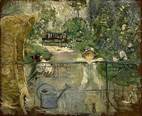 The Basket Chair, 1882, Berthe Morisot