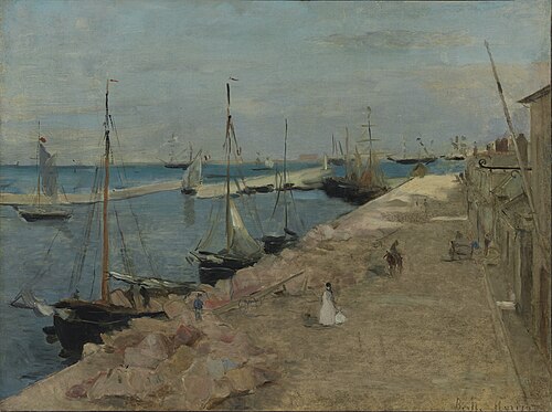 Un quai à Lorient, 1871, Berthe Morisot